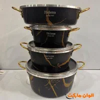 سرویس قابلمه تفلون گرانیت دسته نسوز هلنا|ظروف پخت‌وپز|تهران, بازار|دیوار