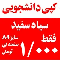 کپی و پرینت دانشجویی مناسب|خدمات رایانه‌ای و موبایل|تهران, میدان ولیعصر|دیوار