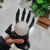 آویز جواهرات دکوری دست چراغدار با سنگ نمک کد CN109