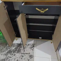 جاکفشی و میز تی وی و جلو مبلی و ۳عدد عسلی|مبلمان خانگی و میز عسلی|قرچک, پویینک|دیوار