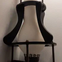 لوستر چوبی مدل فانوس