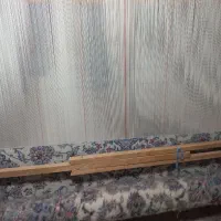 قالی دستبافت نیمه کاره|فرش|یزد, |دیوار