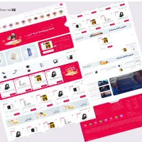 طراحی فروشگاه اینترنتی ترب، اسنپ‌شاپ، دیجی‌پی