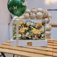 نوزادی مصنوعی شیشه ای|گل مصنوعی|مشهد, هنرور|دیوار