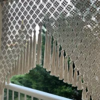 پرده مکرومه بافی مناسب خاص پسندها