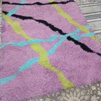 فرش  ریش ریشی در حد نو