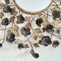 آینه تمام برنجی دیواری