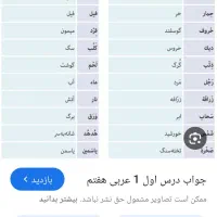 آموزش زبان عربی هفتم|خدمات آموزشی|نجف‌آباد, حومه نجف آباد|دیوار