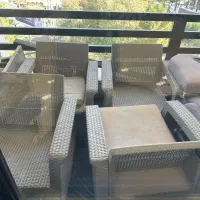 صندلی حصیری پلاستیکی