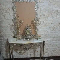 اینه و شمعدان برنز