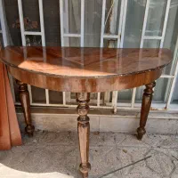 میز کنسول آینه چوب گردو