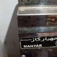 کباب پز گازی به همراه گاز کوچک خوراک پزی