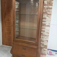 ویترین  ،دو طبقه، با دو کشو ،