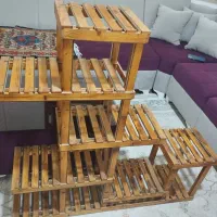 استند چوبی گل