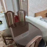 نهار خوری ۴ نفره چوب