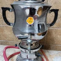 سماور گازی وبرقی ۴لیتری