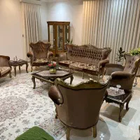 مبلمان استیل ۹ نفره و ناهارخوری ۸ نفره و ویترین|مبلمان خانگی و میز عسلی|کرج, اتحاد|دیوار