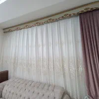 پرده گل برجستـه یالـون کالبـاسی|پرده، رانر، رومیزی|قم, پردیسان|دیوار
