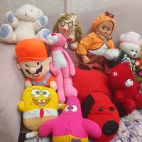 عروسک زیاد|اسباببازی|بومهن, |دیوار