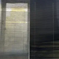 2عدد پرده کرکره ای مشکی فلزی