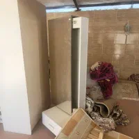 اینه قدی به همراه کمد و کشو