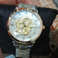 باسلام یک عدد ساعت رولکس طرح دراگون.سیلورگولد