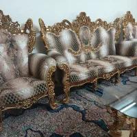 مبلمان سلطنتی ۷ نفره|مبلمان خانگی و میز عسلی|اصفهان, فرودگاه شهید بهشتی|دیوار