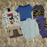 تعدادی لباس خانگی و دورس و ساحلی