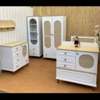 تخت و کمد نوزاد و نوجوان (تولیدی)|تخت و سرویس خواب|شیراز, سلطان آباد|دیوار