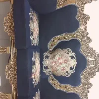 مبلمان سلطنتی ۷نفره نوباتاج طلایی جنس چوب گردو|مبلمان خانگی و میز عسلی|سبزوار, توحیدشهر|دیوار