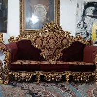 مبل اسطیل سلطنتی مصری پنجه شیری چوب راش