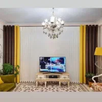 پرده حریر ساده|پرده، رانر، رومیزی|مریوان, |دیوار