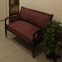 مبل دو نفره آنتیک دوره پهلوی اول