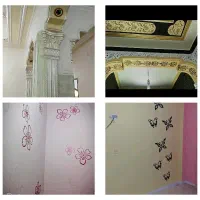 نقاشی ساختمان ورنگ امیزی رنگارنگ|خدمات پیشه و مهارت|آبادان, |دیوار
