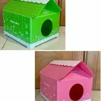 خونه گربه کارتن پلاست