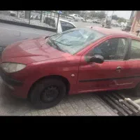 پژو ۲۰۶ آلبالویی بدون رنگ|خودرو سواری و وانت|بوکان, |دیوار