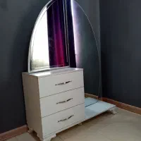 سرویس خواب دونفره (تخت پاتختی میزارایش)درحد نو|تخت و سرویس خواب|رشت, کاکتوس|دیوار