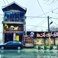 نیرو جوان خانم و آقا در کافه رستوران