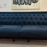 مبلمان ۱۰ نفره در حد نو ، همراه میز عسلی