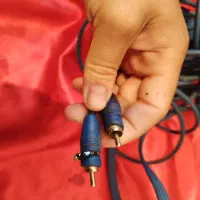 سیم کشی کامل امپلیفایر و rca|قطعات یدکی و لوازم جانبی|شیراز, گلکوب|دیوار