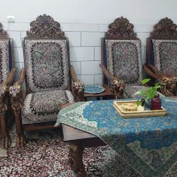 فروش یک دست مبل قالی|مبلمان خانگی و میز عسلی|کرمان, |دیوار