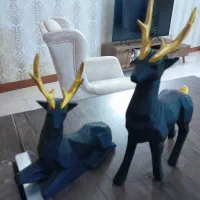 یک عدد سینی اینه ایی و گلدان و دو عدد مجسمه|مجسمه، تندیس، ماکت|شهریار, کهنز|دیوار