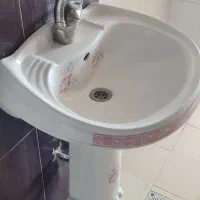 فروش روشویی نو همراه با شیر استیل|لوازم سرویس بهداشتی|عجب شیر, |دیوار