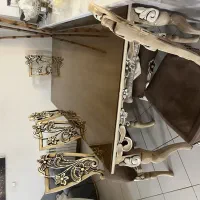 مبل نیلوفر تمام چوب|مبلمان خانگی و میز عسلی|الوند, |دیوار