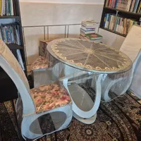 میز ناهارخوری با روکش|میز و صندلی غذاخوری|سیرجان, |دیوار