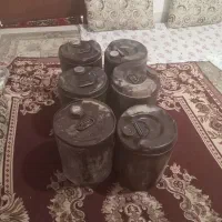 ۶ عدد گالن ۲۰ لیتری آهنی