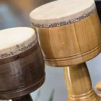 تنبک گلشن چوب گردو