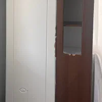 دوعددکمد سفیدقهوه ای