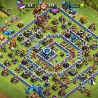 کلش آف کلنز تاون 13 نیمه مکس