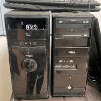 پک کامل کامپیوتر و ۴ مانیتور|رایانه رومیزی|تهران, شهران شمالی|دیوار